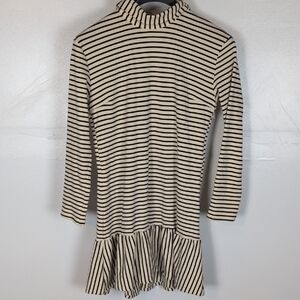 Buru Drop Waist Striped Above-Knee Dress